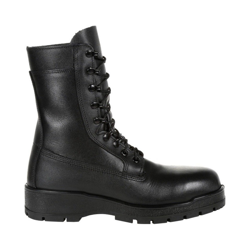 Rocky 808 Men's 9 Wide Black 9" Commercial Military Steel Toe Boots USA Made NIB